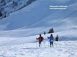 Salita con ciaspole a Ca' San Marco da località Castello di Mezzoldo con un mare di neve il 14 febb 09 - FOTOGALLERY